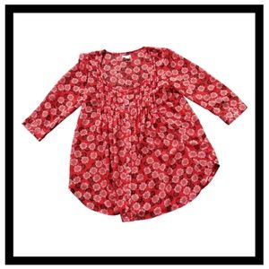 Xhilaration Sheer Button Down Size Shirt Top M